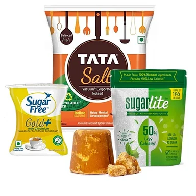 Salt,Sugar & Jaggery