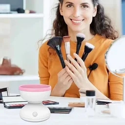 New electric makeup brush cleaner