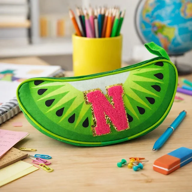 Fruit pencil pouch Double zip Premium quality
