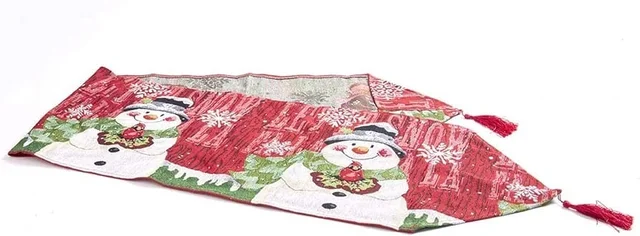 Embroidered Table Runner for Christmas Thanksgiving Wedding Party