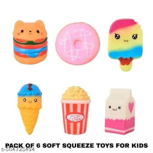 Pack of 6 squeeze toy for kids