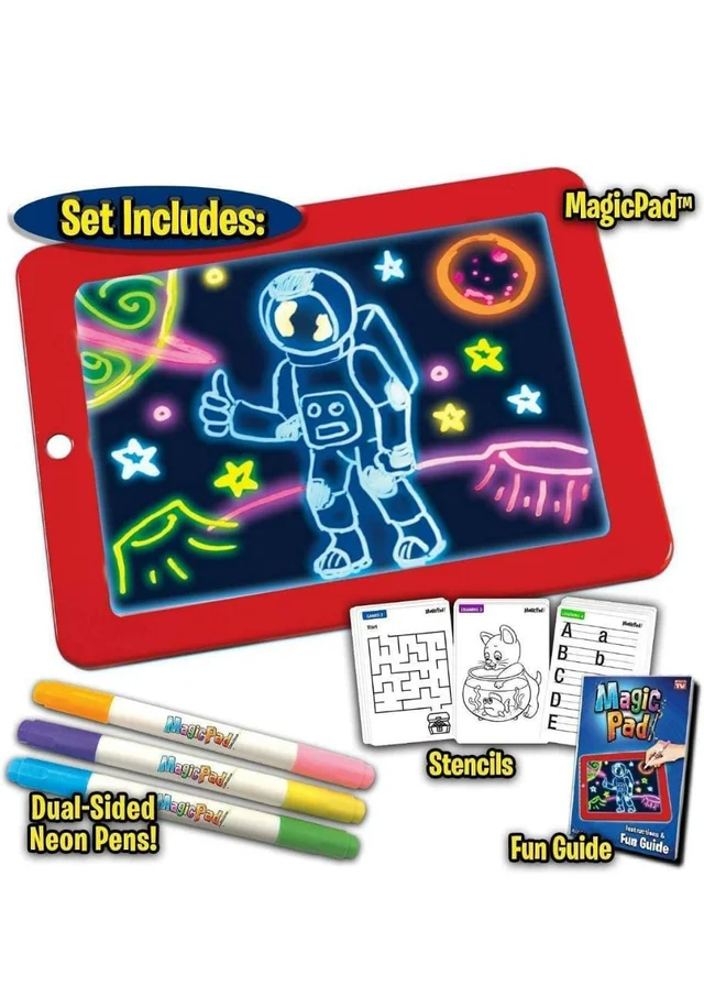 Homeoculture Luminous sketchpad Magic flourescent painting Best for enhancing the child's creation. Size - A4