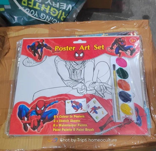 Homeoculture Poster art set Size A4 Contains 6 sheets Colors and brush
