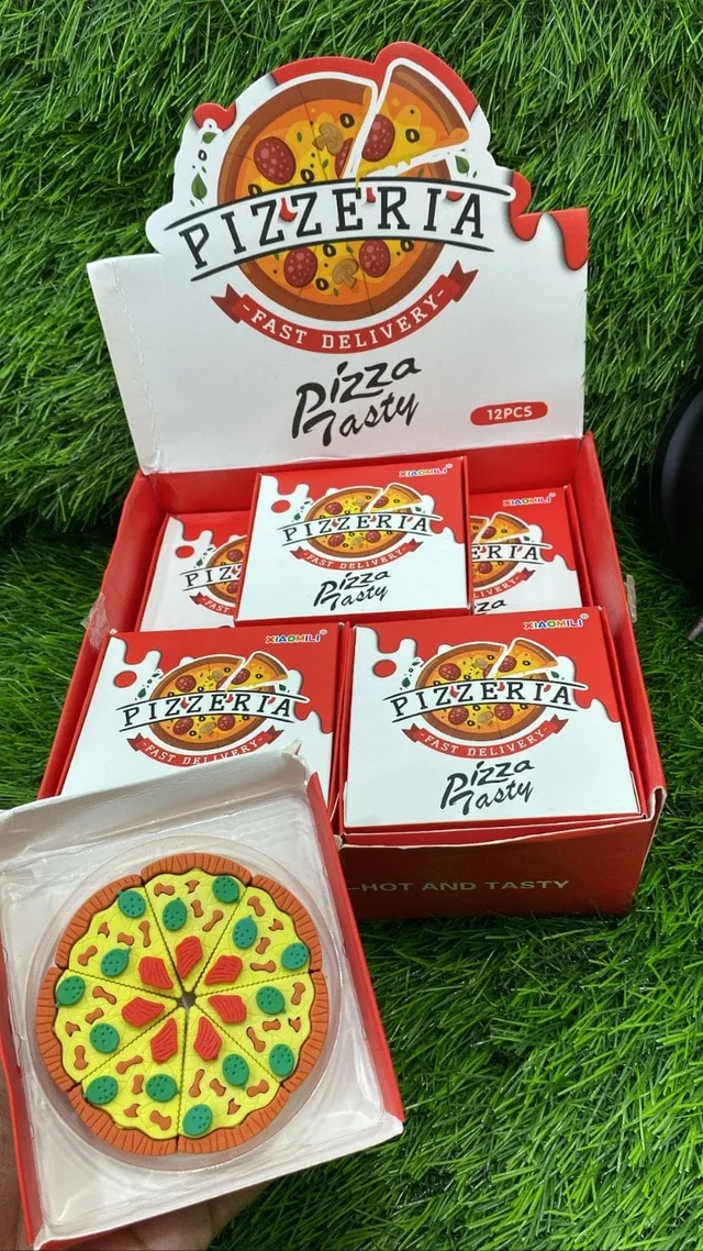 Pizza or eraser š¤ Yes its an eraser! š„³ New arrival