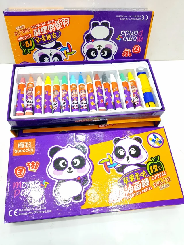 Homeoculture New arrival premium quality Panda scented crayons