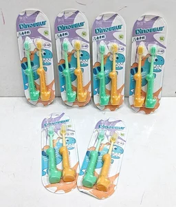 New toothbrush set of 2 available in 2 themes Unicorn and dino