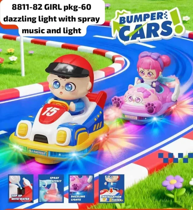 New arrival Single bumper car with light and music