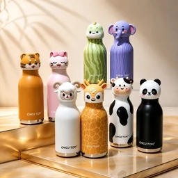 Chicu Tom - 3D Animal Steel Bottle 9 Designs - Deer