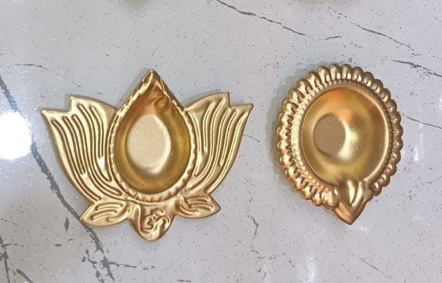 New metal diya in stock