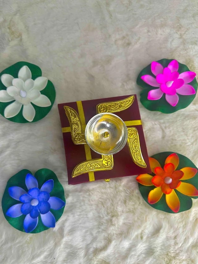 Swastik diya in premium box packing