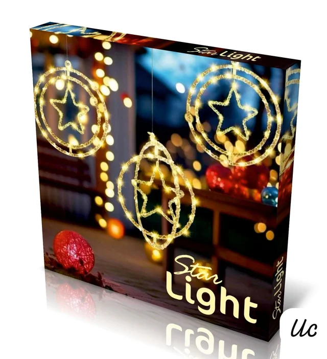 Celebrate Ganesh Chaturthi, Diwali in a unique style by decorating your houses and windows with our double wired star lamp light. Colours: Warm white Multi Decorate it at the back of Ganpati ji or hang it anywhere to make the decor unique. Plug operated light with high quality wire and pendant. Comes in box packing