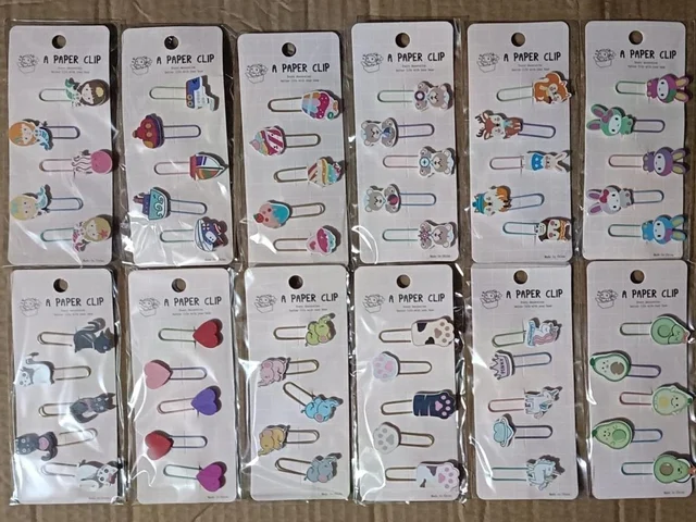 New book marks set of 5/ card