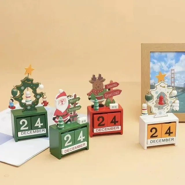 Christmas endless wooden calendar