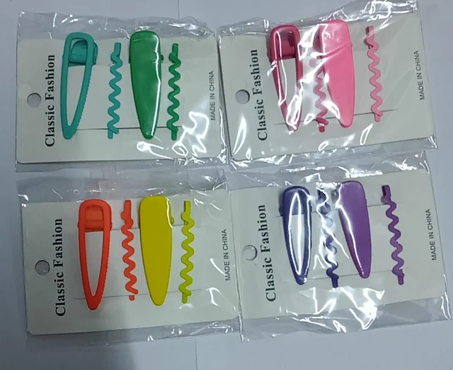 Hair clip card buy packs of 10