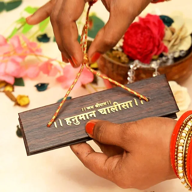 New arrival Wooden hanuman chalisa