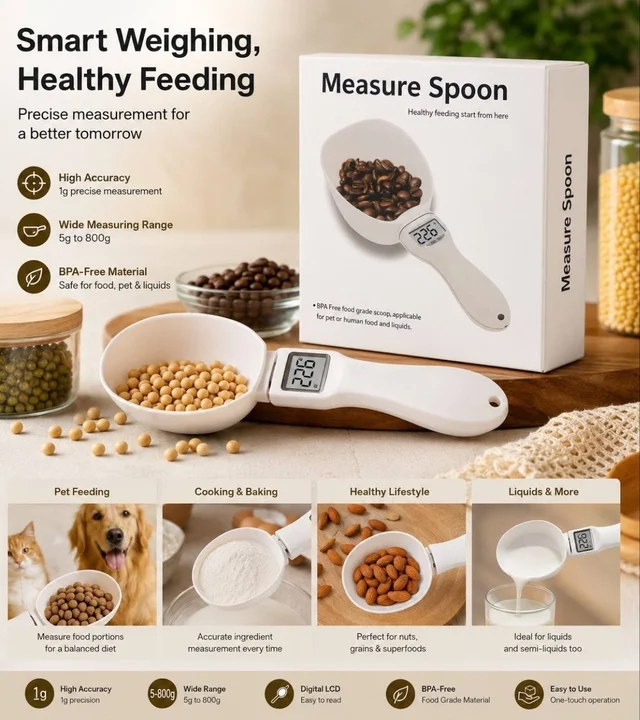 New measuring spoon