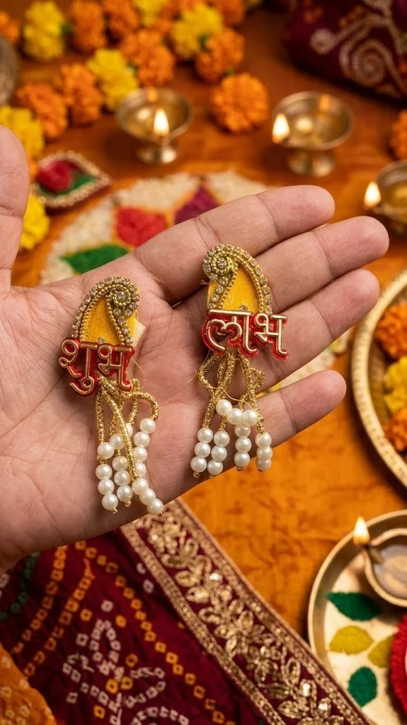 Shubh labh small with double tape on the back