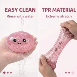 Cute Glitter Dumpling Squishy Toy Soft Slow Rising Stress Relief Squeeze Toy for Kids and Adults - 12