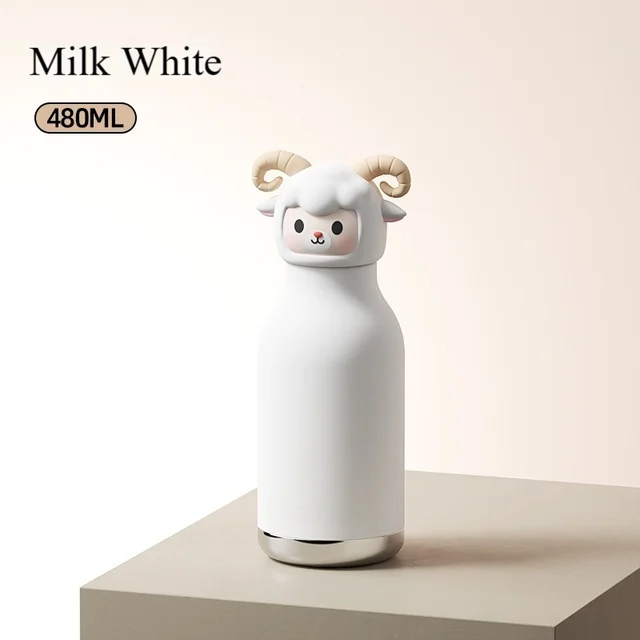 Chicu Tom - 3D Animal Steel Bottle 9 Designs - Sheep