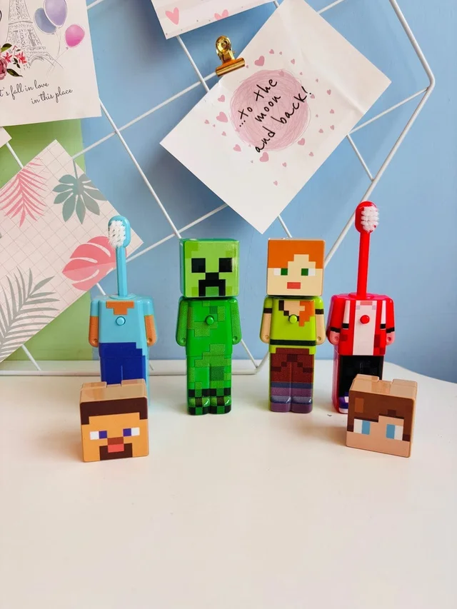 New Minecraft theme toothbrush for kids