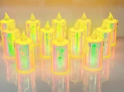 New rainbow holographic candle