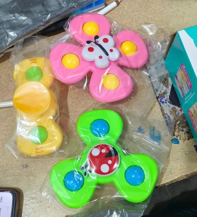 Spinning top set of 3 Real pic shared
