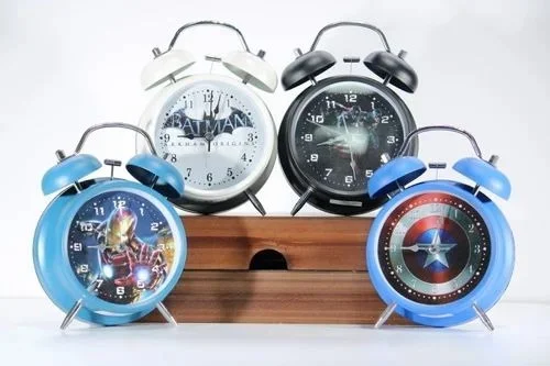 New avengers theme premium quality metal alarm clock