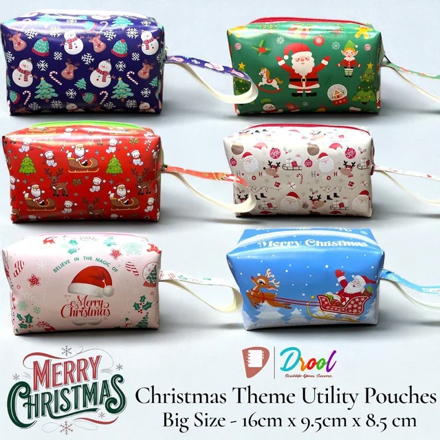 New Christmas theme pouches in very good quality