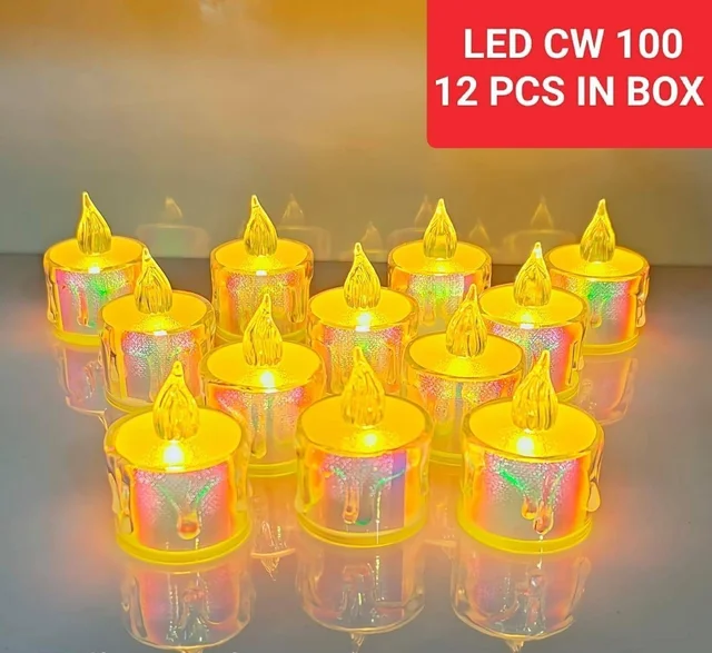 Holographic led candles