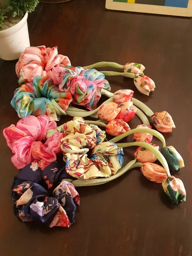 New arrival Scrunchies with hangings