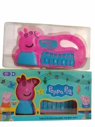 Random character Mini musical piano in stock 3 characters available hello kitty , doraemon and peppa pig