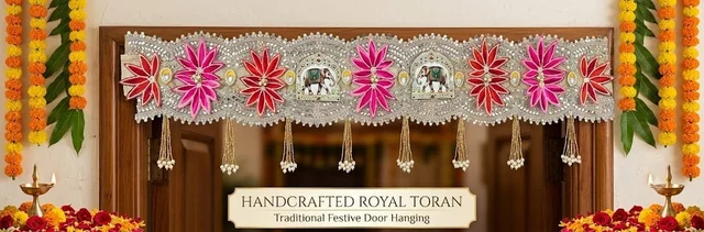 New premium bandanwar with elephant and flowers