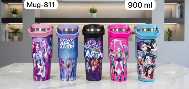 New steel Insulated 900 ml Premium quality kpop tumbler