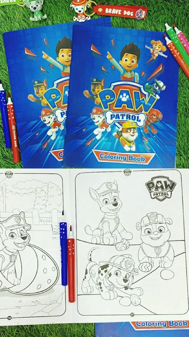 Restocked in new characters Premium quality A4 size coloring book