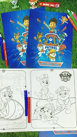 Restocked in new characters Premium quality A4 size coloring book