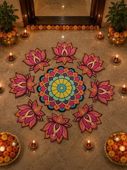 New mdf rangoli