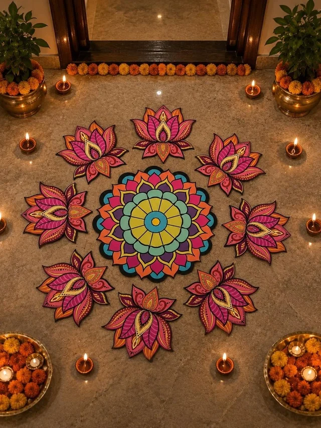 New mdf rangoli