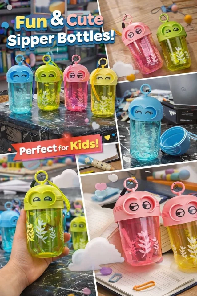 New premium quality plastic eye sippers for kids