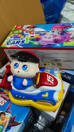 New arrival Single bumper car with light and music