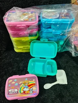 Plastic tiffin boxes for kanjak gifting