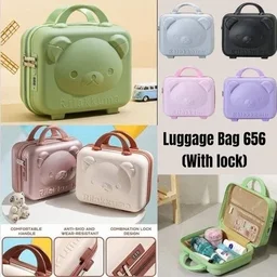 Restocked Premium quality kids mini suitcase cum vanity with lock