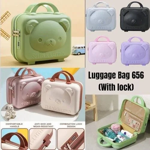 Restocked Premium quality kids mini suitcase cum vanity with lock