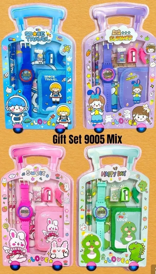 Luggage stationery set restocked