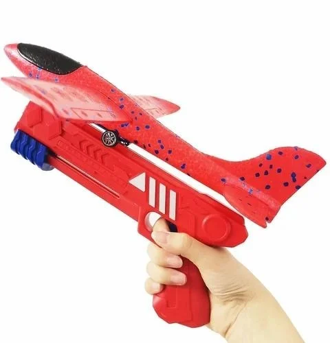 New aeroplane launcher gun with one plane