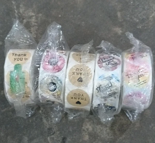 Thankyou sticker roll