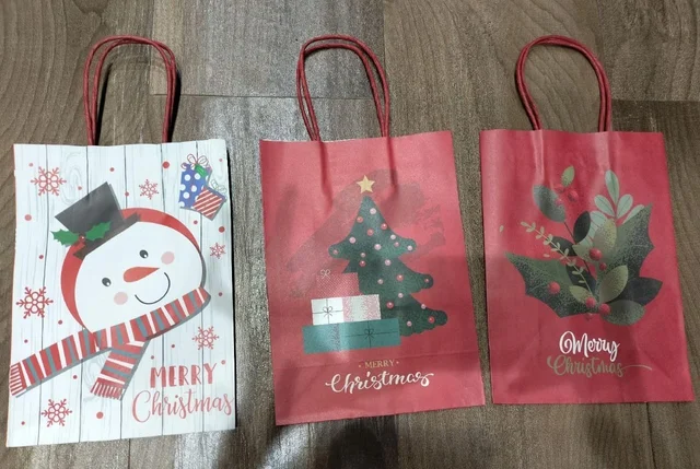 New Christmas theme paper return favor bag