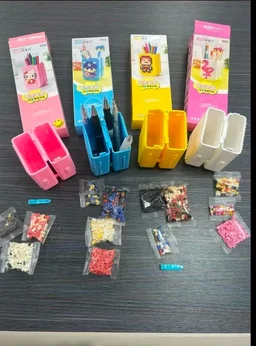 New arrival Pencil box cum pen stand with diy diamond activity kit All real pic shared