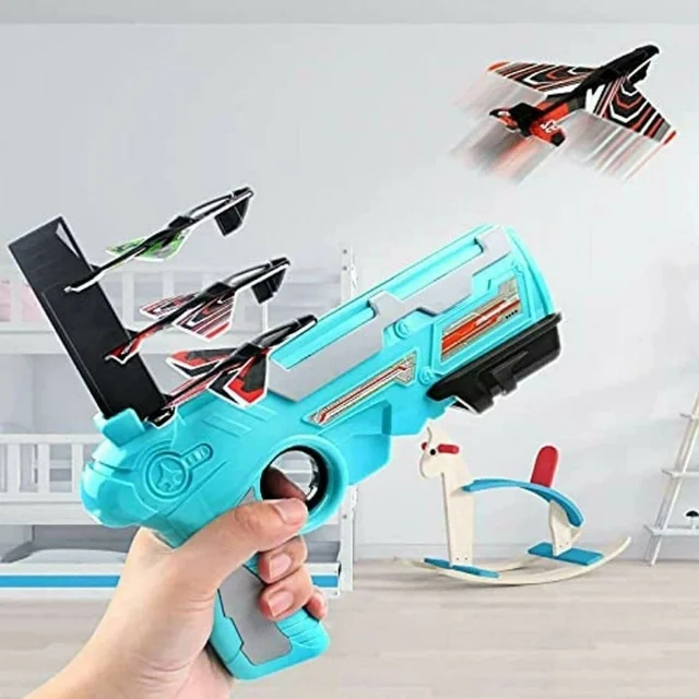 Aeroplane launcher gun restocked