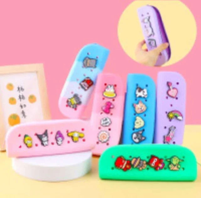New silicon pencil pouches