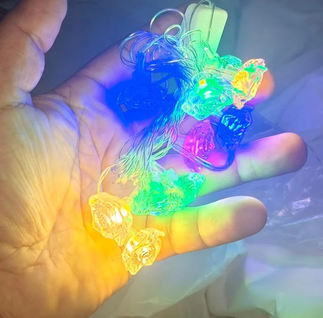 New rose flower string light 2 mtrs length